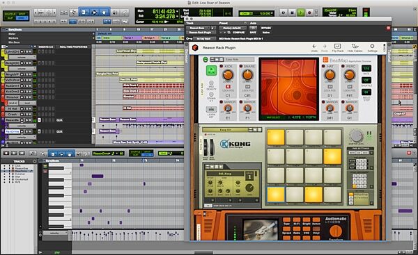 open zoom image for Reason 11 Suite - Upgrade from Previous Full Version, Reason 11 as a Pro Tools Plug-in