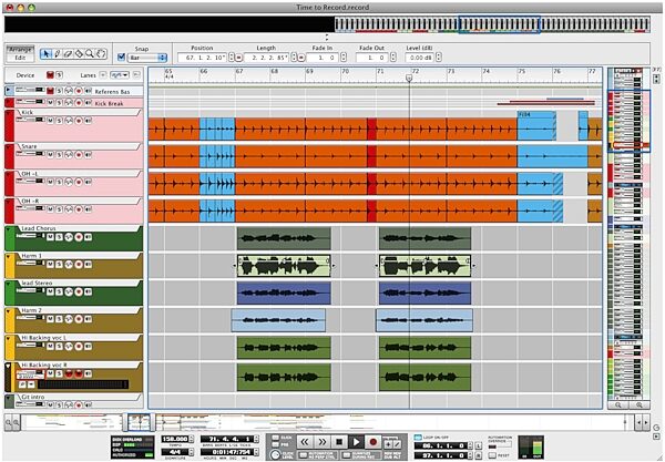 open zoom image for Propellerhead Record Reason Duo Bundle (Mac and Windows), Record - Sequencer