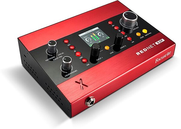 open zoom image for Focusrite RedNet X2P 2x2 Dante Audio Interface, New, Action Position Side