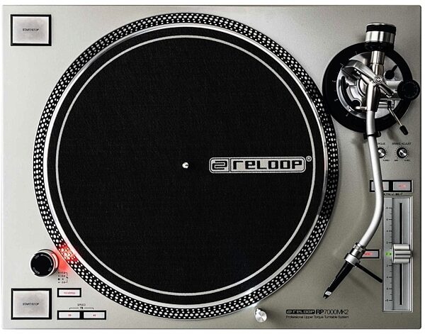 open zoom image for Reloop RP-7000 MK2 Direct-Drive Turntable, Silver, Main