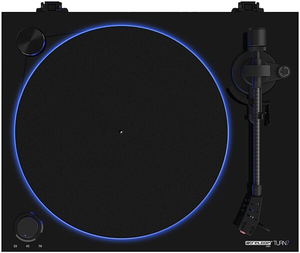 open zoom image for Reloop Turn 7 Premium Belt-Drive USB Turntable, New, Action Position Back