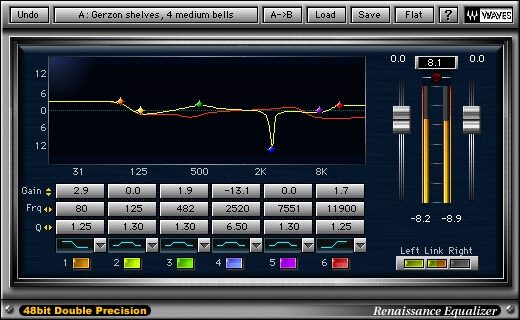 open zoom image for Waves Native Gold Bundle (Windows and Macintosh), Renaissance Equalizer