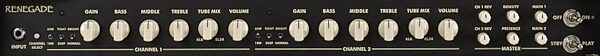 open zoom image for Egnater Renegade Guitar Amplifier Head (65 Watts), Front Panel