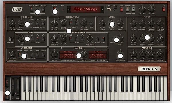 open zoom image for u-he Repro Software Synthesizer, Digital Download, view
