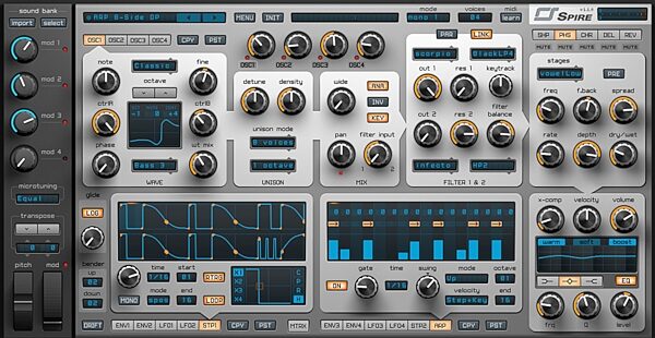 open zoom image for Reveal Sound Spire Software Synthesizer, Digital Download, Screenshot Front