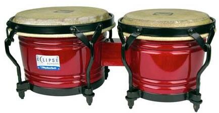 open zoom image for Rhythm Tech RT5600 Eclipse Series Bongos, Red Wine