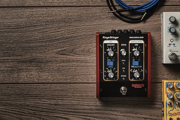open zoom image for Warm Audio RingerBringer Analog Ring Modulation Pedal, New, Angled Front
