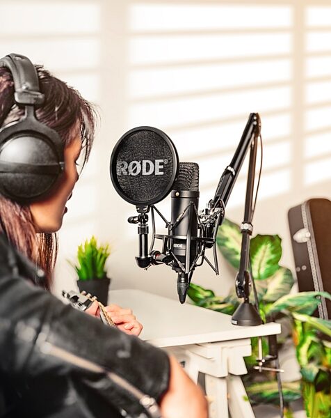open zoom image for Rode NT1 Fixed-Cardioid Condenser Microphone, In Use