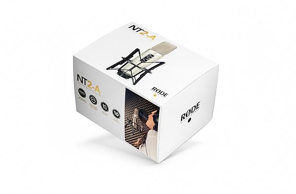 open zoom image for Rode NT2-A Variable Pattern Studio Condenser Microphone, Complete Vocal Recording Solution Package, Package