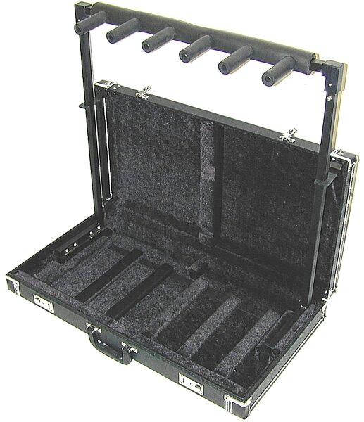 open zoom image for RockStand by Warwick Hardshell Folding 5-Guitar Stand, Other Angle