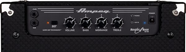 open zoom image for Ampeg RB-108 Rocket Bass Combo Amp (30 Watts, 1x8"), New, Action Position Back