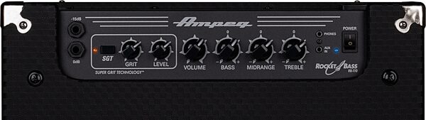 open zoom image for Ampeg RB-110 Rocket Bass Combo Amplifier (50 Watts, 1x10"), New, Action Position Back