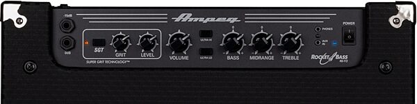 open zoom image for Ampeg RB-112 Rocket Bass Combo Amplifier (100 Watts, 1x12"), New, Angled Control Panel