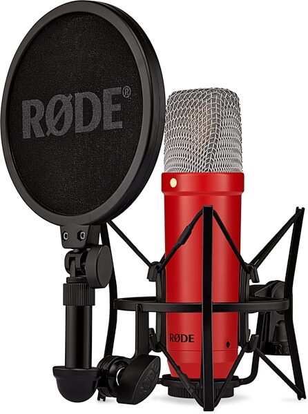 open zoom image for Rode NT1 Signature Series Studio Condenser Microphone, Red, Main