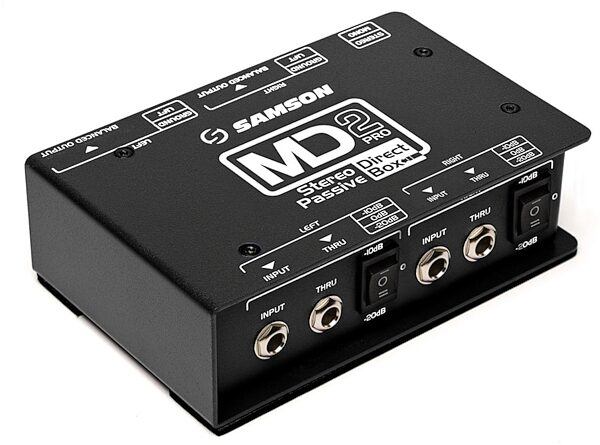 open zoom image for Samson MD2 Pro Stereo Passive Direct Box, New, Main