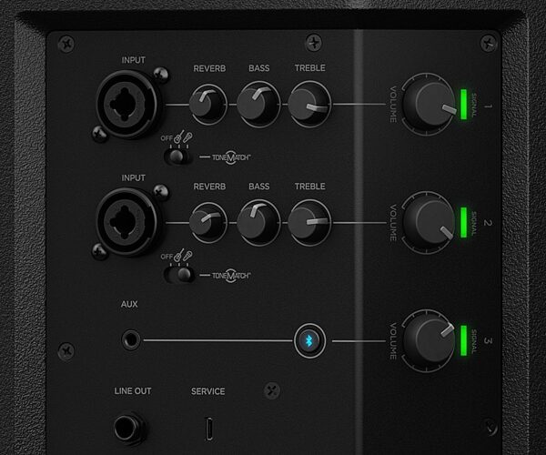 open zoom image for Bose S1 Pro Multi-Position Portable PA System, Rear Panel