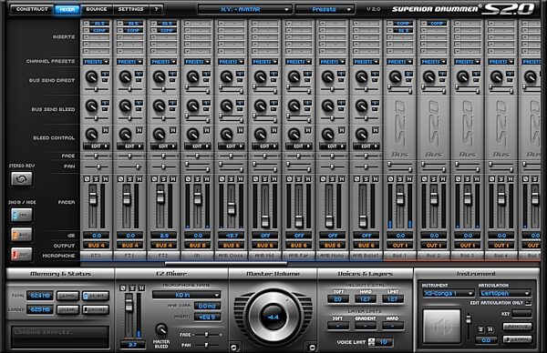 open zoom image for Toontrack Superior Drummer Software (Mac and Windows), Screenshot 2
