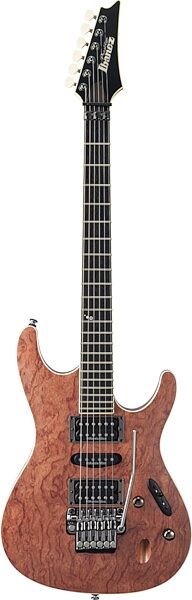 open zoom image for Ibanez S2170FB Prestige Figured Bubinga Electric Guitar (with Case), Natural