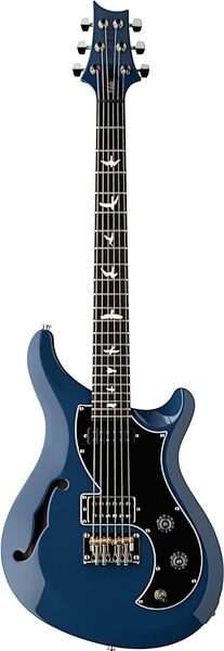 open zoom image for PRS Paul Reed Smith S2 Vela Semi-Hollowbody Electric Guitar (with Gig Bag), Space Blue, Action Position Back