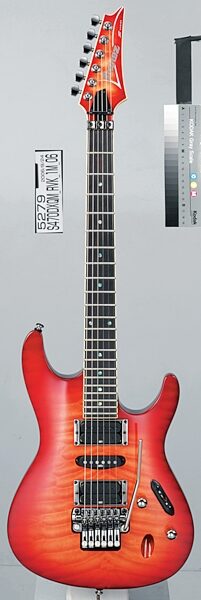 open zoom image for Ibanez S470DXQM Quilted Maple Electric Guitar, Red Viking