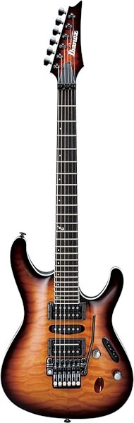 open zoom image for Ibanez S5470Q Prestige Electric Guitar, Regal Brown Burst
