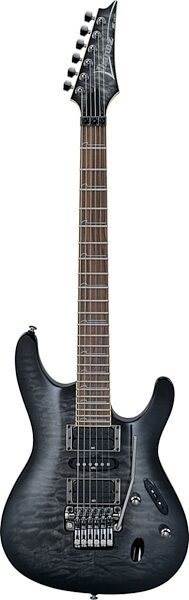 open zoom image for Ibanez S570DXQM Electric Guitar, Transparent Gray Burst