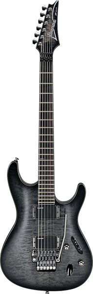 open zoom image for Ibanez S620EXQM Quilt Top Electric Guitar, Transparent Gray