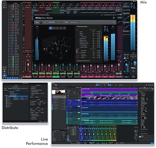 open zoom image for Fender Studio Pro Music Production Software - Perpetual License, Digital Download, Diagram
