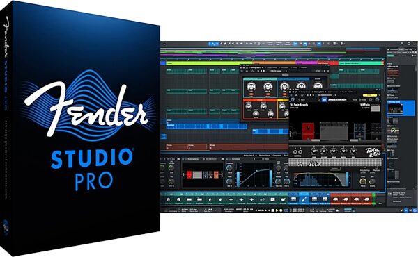 open zoom image for Fender Studio Pro Music Production Software - Perpetual License - Crossgrade from Any Competitive DAW, Digital Download, Main