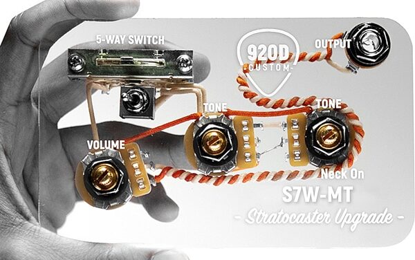 open zoom image for 920D Custom S7W-MT 7-Way SSS Wiring Harness Upgrade, With Neck-On Mod, New, Action Position Back