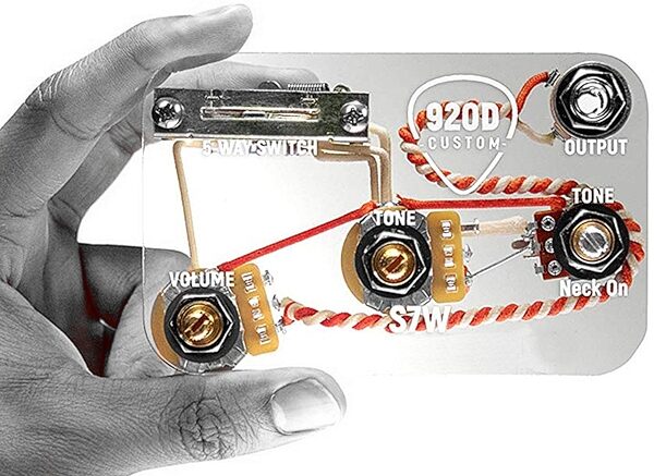open zoom image for 920D Custom S7W 7-Way Wiring Harness for Stratocaster, New, Action Position Back