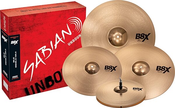 open zoom image for Sabian B8X Performance Cymbal Pack, Performance Set Plus, Main