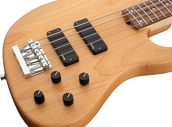 open zoom image for Sadowsky MetroLine 24-fret Modern Bass, 4-String (with Gig Bag), Satin Natural, Open Box (Very Good), Action Position Back