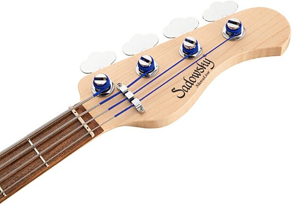 open zoom image for Sadowsky MetroLine 24-fret Modern Bass, 4-String (with Gig Bag), Satin Natural, Open Box (Very Good), Action Position Back