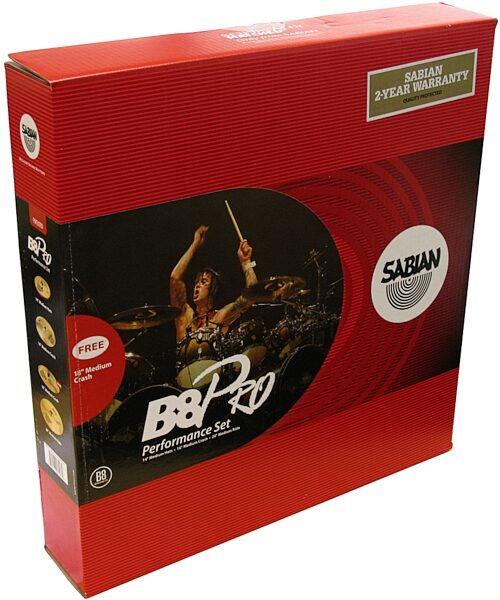 open zoom image for Sabian B8 Pro Performance Set Cymbal Pack, Main