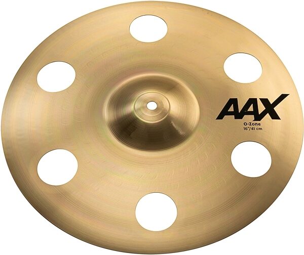 open zoom image for Sabian AAX O-Zone Crash Cymbal, Brilliant Finish, 16 inch, Action Position Back