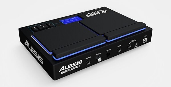 open zoom image for Alesis SamplePad 4 Multi-Pad Sample Drum Instrument, New, Rear