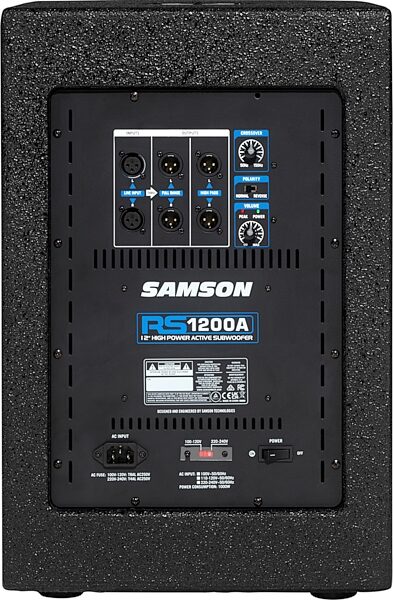 open zoom image for Samson RS1200A Active Subwoofer Speaker, New, Action Position Back