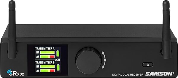 open zoom image for Samson Concert XD2 Two-Channel Digital Vocal Wireless Microphone System, New, Action Position Back