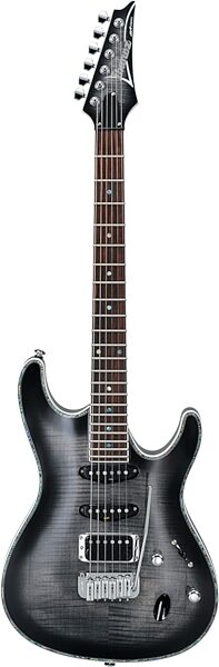 open zoom image for Ibanez SAS36FM Flame Top Electric Guitar, Transparent Gray