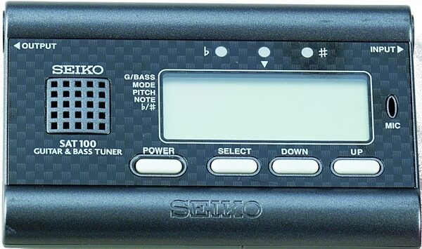 open zoom image for Seiko SAT100 Guitar and Bass Tuner, Main