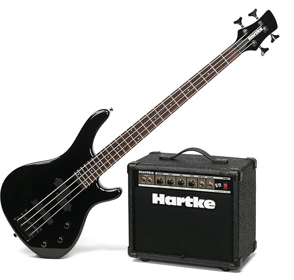 open zoom image for Hartke SB15 Bass Gig Pack Electric Bass Package, Main