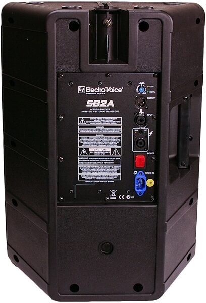 open zoom image for ElectroVoice SB2A Powered Subwoofer, Rear