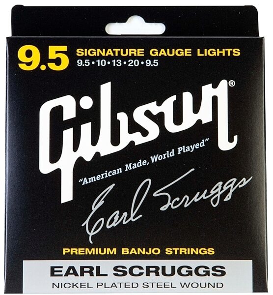 open zoom image for Gibson Earl Scruggs Banjo Strings, Light