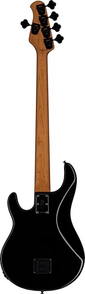 open zoom image for Sterling by Music Man DarkRay 5 Bass Guitar, 5-String, Black, Ebony Fretboard, Action Position Front