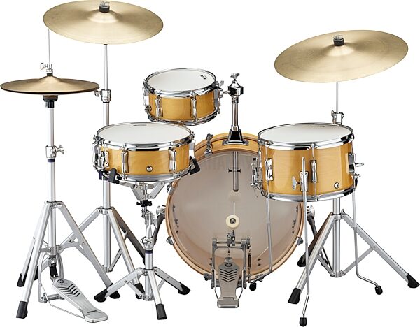 open zoom image for Yamaha Stage Custom Hip Drum Shell Kit, 4-Piece, Natural Wood, Action Position Back