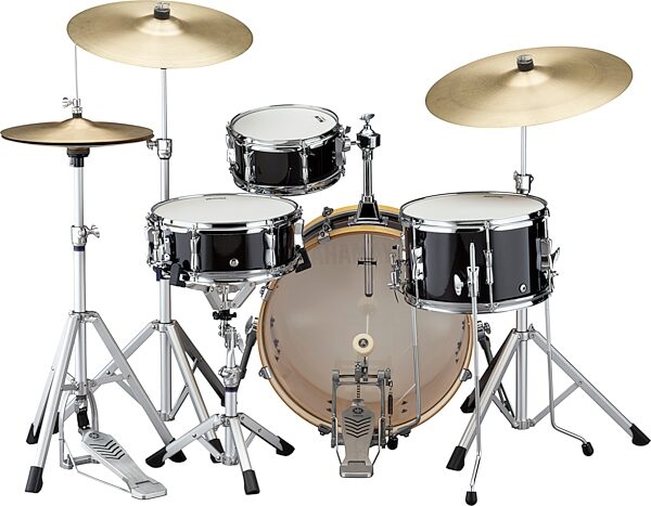 open zoom image for Yamaha Stage Custom Hip Drum Shell Kit, 4-Piece, Raven Black, Action Position Back