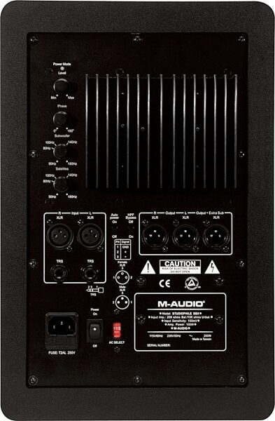 open zoom image for M-Audio SBX8 Powered Subwoofer (1x8 in.), Rear