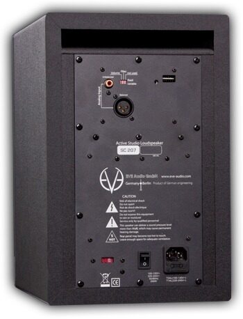 open zoom image for Eve Audio SC207 Active Studio Monitor, 2-Way, Rear