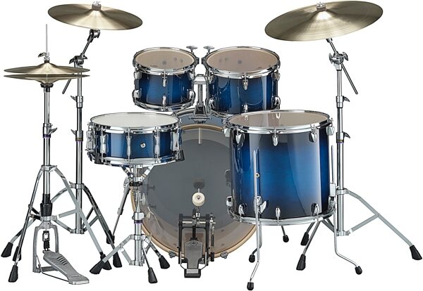 open zoom image for Yamaha SBP2F50 Stage Custom Drum Shell Kit, 5-Piece, Deep Blue Burst, Action Position Back